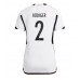 Cheap Germany Antonio Rudiger #2 Home Football Shirt Women World Cup 2022 Short Sleeve